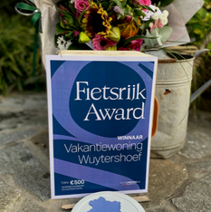 Vakantiewoning Wuytershoef: winnaar Fietsrijk Award 2021